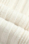 SWAYING/KNIT chenille three-dimensional striped trousers SW23AW3B57 white
